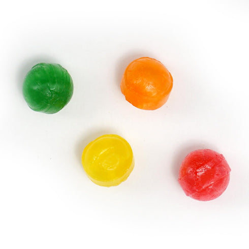 4 300 Assorted Sour Candy Balls, Pound Bulk Candy (Approx. pcs.), Individually Wrapped Old Fashioned Hard Candy, Fruit