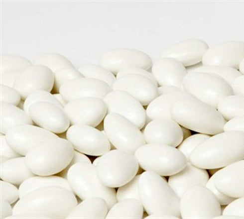 Sugar Free White Jordan Almonds by Its Delish, 12 Oz Bulk Bag