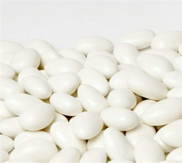 Sugar Free White Jordan Almonds by Its Delish, 12 Oz Bulk Bag