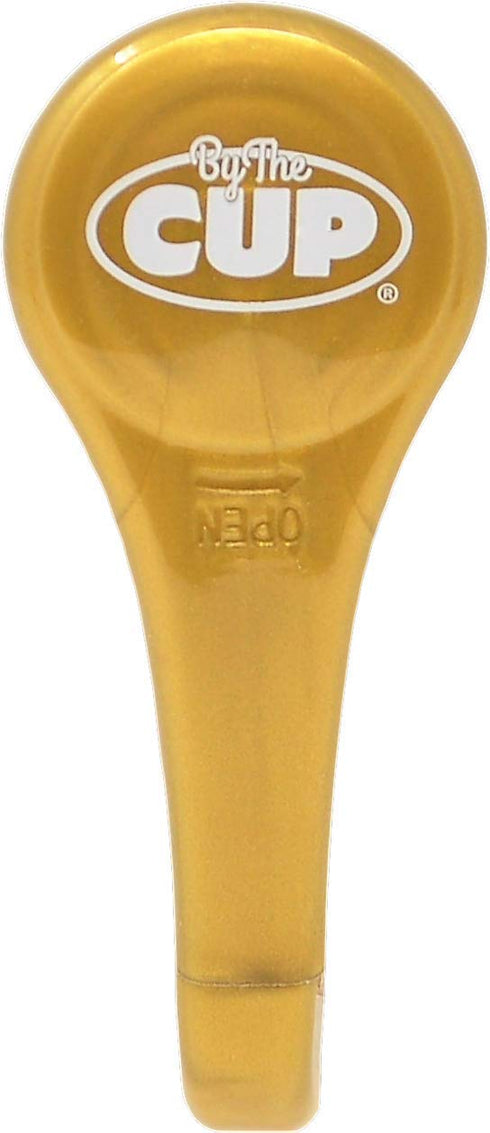 By The Cup Gold Coffee Syrup Pump for 750 ml Bottles, Pack of 2, Fits Upouria, Torani, DaVinci, and Monin (1L Plastic