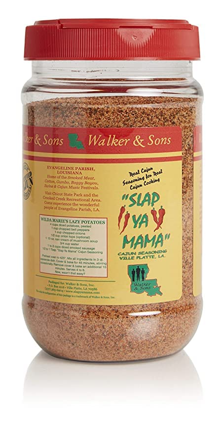 32 oz, Pack 3, Slap Ya Mama Original Blend Cajun Seasoning - of All Natural, MSG Free, Kosher - Authentic Louisiana
