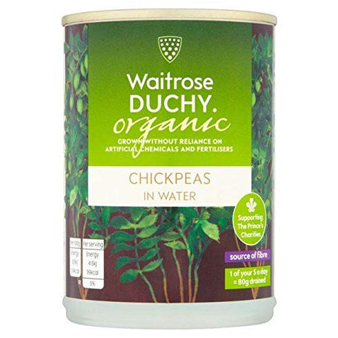 Waitrose 400g Duchy Organic Chickpeas in Water