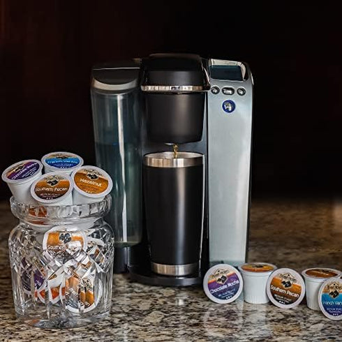 Pack, 100 Count (20 Roast Ridge Single Serve Coffee Pods for Keurig K-Cup Brewers, Variety each: Salted Caramel