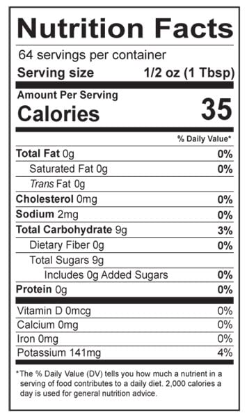 (32 OZ) 65 100% Pomegranate Juice Concentrate by FruitFast - FL Unsweetened, Brix Pure Concentrated Juice - Pomegranate