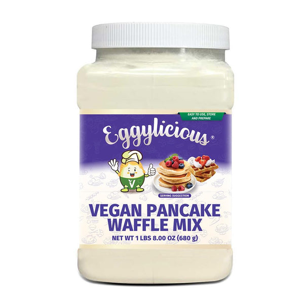 Eggylicious Vegan Pancake/Waffle Mix | Protein & Fibre Rich Gluten Free Pancake Mix