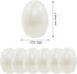ONEINHE 24 2.36" Pcs White Plastic Easter Eggs, Fillable Surprise Egg for Easter Egg Hunt, Basket Stuffers