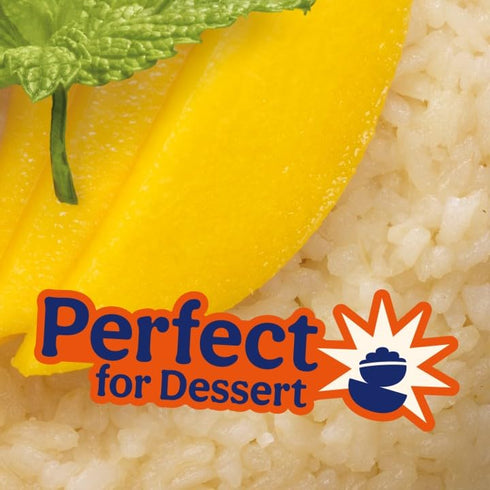 8.5 oz (Pack 12) BEN'S ORIGINAL Ready Rice Coconut Sticky Rice, Easy Dinner Side, Pouch