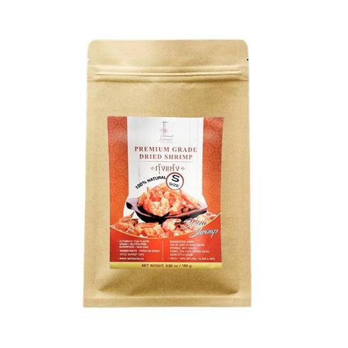 Lamoone Dried Shrimp for Cooking, 100g (3.5 oz) Premium Quality Dehydrated Shrimp for