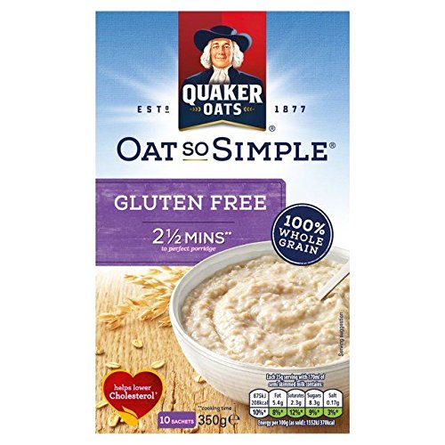 Quaker Oats Quaker Oat So Simple Gluten Free Original Porridge - 10 x 35g