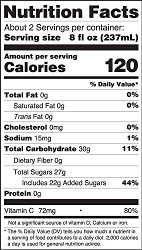 15.2 Oz (Pack 12) Langers Grape Juice Cocktail, Fl