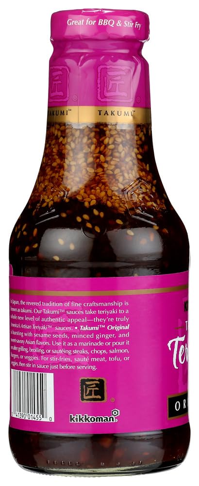 20.5 6 Kikkoman Takumi Collection Original Teriyaki Sauce, Ounce - per case. by NA