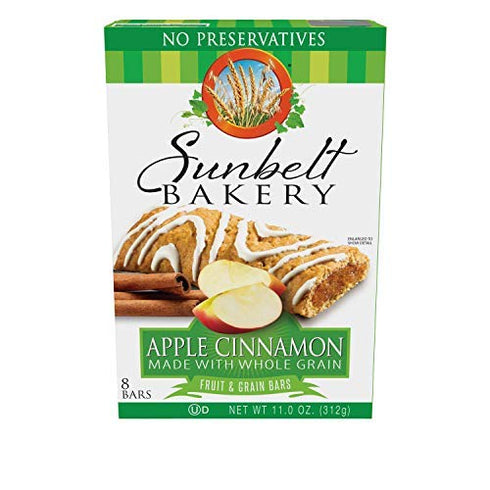 4 Pack, (32 Bars),8 Count (Pack 4) Sunbelt Bakery Fruit & Grain Cereal Bars, Flavor Variety No Preservatives