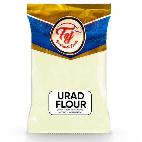 TAJ Gourmet Foods TAJ Premium Urad Flour (White Lentil Flour, Udad Flour), (4-Pounds (NEW))
