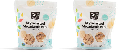 365 by Whole Foods Market, Roasted And Salted Macadamia Nuts, 8 Ounce