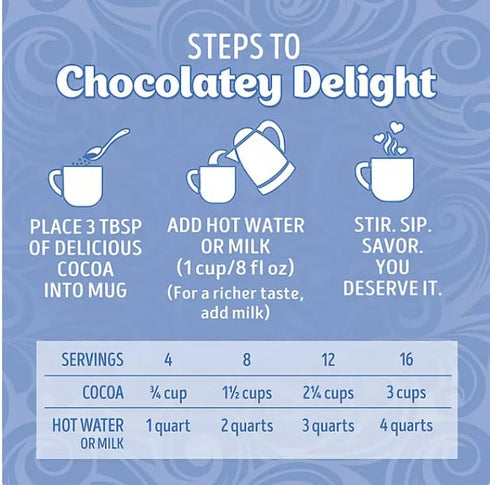 Vallary 100 Count Packets, Swiss Miss Milk Chocolate Hot Chocolate Mix - Plus Valley Spoon for Mixing