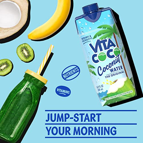 16.9 Oz, (Pack 4 Pack) Vita Coco, Coconut Water, Fl