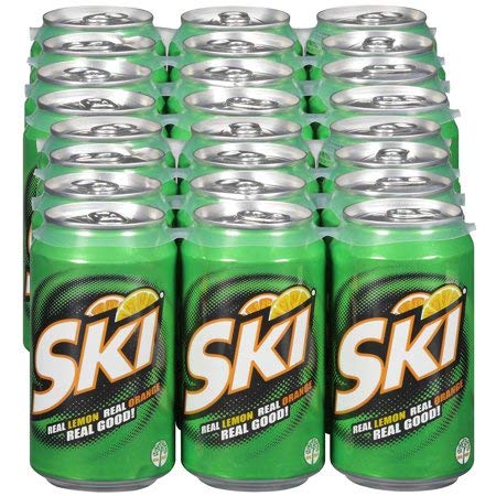 SUPOOBE 12 oz (24 Ski Citrus Soda, Cans)
