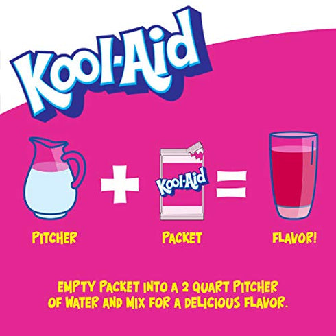 Kool-Aid Unsweetened Strawberry Powdered Soft Drink Mix, 0.14 oz Packet (Pack of 15)