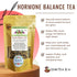 '-100% FEMALE HORMONE BALANCE TEA - Balances female and adrenal hormones formulated by master herbalist Khabir Organic