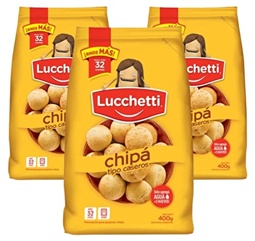 Molinos Lucchetti Ready to Make Chip Flour, 3 x 400 g / 14.11