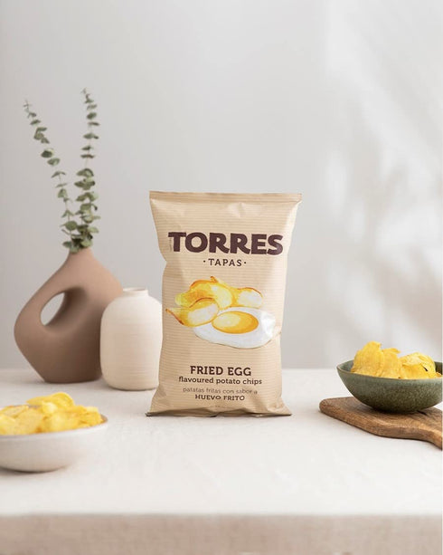 125g (4.41 Oz) Torres Tapas Fried Egg Potato Chips
