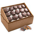 Dark Chocolate Pecan Patties 80 Pieces, 5 lb Box Dark Chocolate Covered