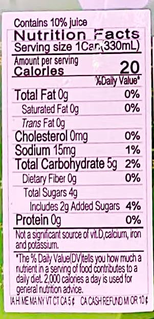 Generic 330ml, 6 Apple Vinegar Beverage, Cans