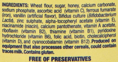 10.5 (Pack 12) Nestle Nestum Instant Cereal, Wheat & Honey, Ounce