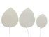 15 Count Global Sugar Art Hydrangea Leaves Sugar Cake Flowers White Mix of Large Medium and Small, by Chef Alan
