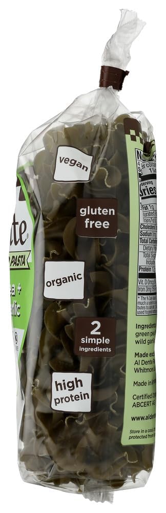 227 Al Dente Organic Green Pea & Wild Garlic Pasta, GR