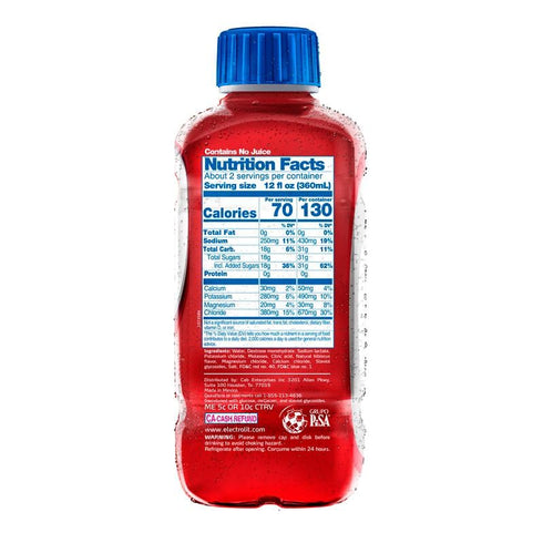 12 Pack Electrolit Hydration Electrolyte Drinks, Sports Beverages with Electrolytes, Magnesium, Calcium & Potassium