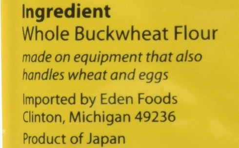 Eden Foods Buckwheat Soba Pasta, 8 oz.