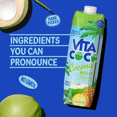 33.8 VITA COCO Pineapple Coconut Water, FZ