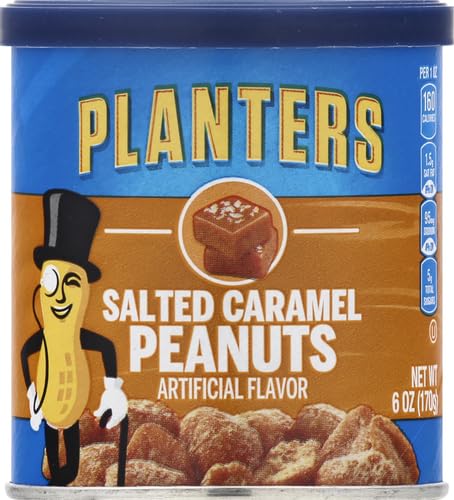 (6 oz Planters Salted Caramel Flavored Peanuts Jar)
