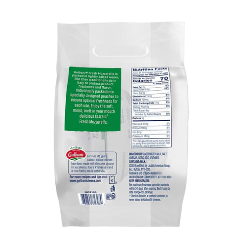 Galbani Mozzarella 3 pk./8 oz. Fresh Water Pouch