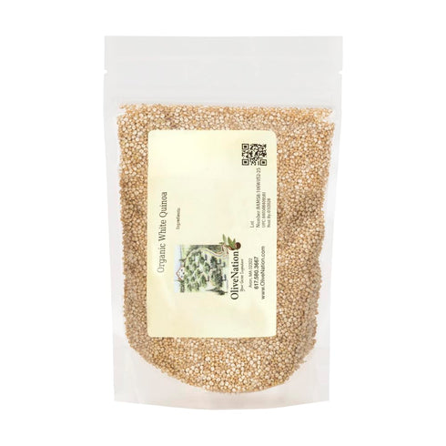 OliveNation Organic White Quinoa - Nutritious Whole Grain White Quinoa Seeds for