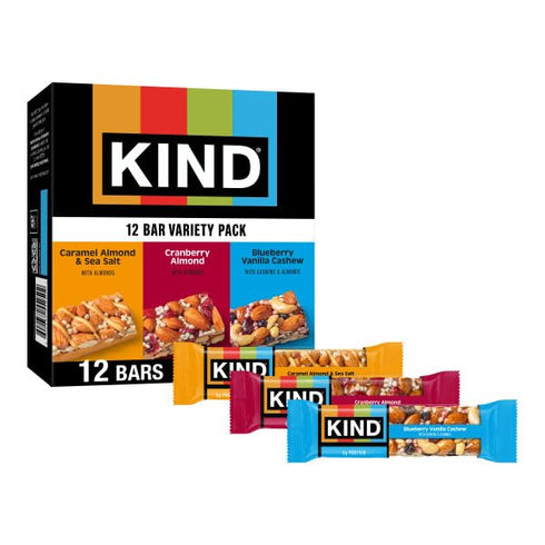 KIND Healthy Snacks Bars Variety Pack, Gluten Free, High Fiber Snacks, Blueberry
