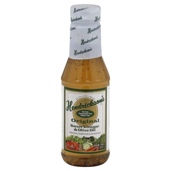 Hendrickson's , Inc Dressing, Fat Free,Sweet Vinegar and Olive Oil, 16-Ounce (Pack of