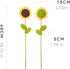 Generic 1PC Finished Knitted Flowers Tulip Carnation Sunflower Simulated Bouquet Mother's Day Valentine's Day Teacher's