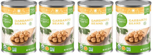 Generic Organic Garbanzo Beans (4 Cans, 15 oz. each)