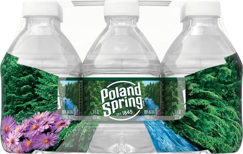 12 27.6 Poland Spring Half Pint Natural Spring Water pk - Pounds