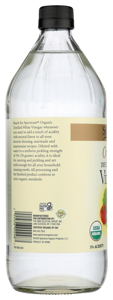 32 oz 2 Spectrum Organic White Distilled Vinegar -- fl - pc