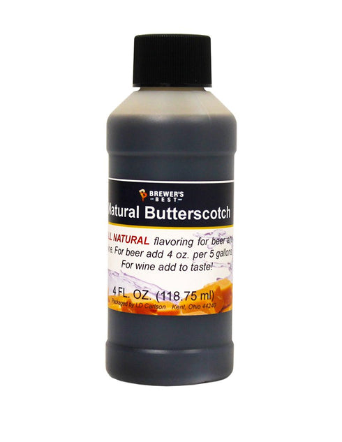 Brewer's Best Natural Beer and Wine Fruit Flavoring, Butterscotch
