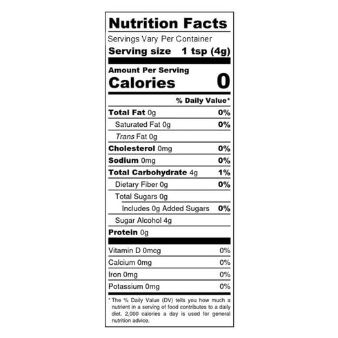 16 oz Trim Healthy Naturals Gentle Sweet, Xylitol Erythritol Stevia Blend, Sugar-Free Sweetener