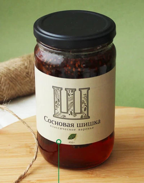 450g/15.87oz Pine Cone Jam with Baby Pine Cones Imported Siberian Delicacy