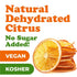 3 Food to Live Organic Dry Orange Slices, Ounces Natural Dehydrated Citrus for Cocktails, Baking, Tea, Holiday