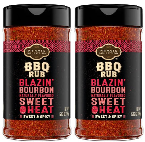 Generic BBQ Rub Blazin' Bourbon Naturally Flavored Sweet Heat Sweet & Spicy (2