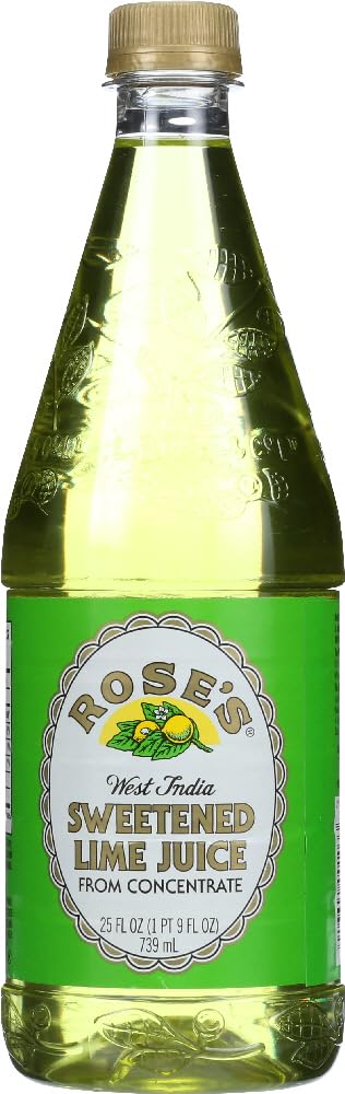 Rose's West india Sweetened Lime Juice 25 Fl Oz 1 Pack by