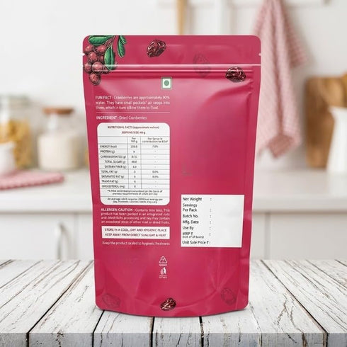 Generic Cranberry,200 Pack 1, Dried Gram, Of High Nutrient And Antioxidant No Added Preservatives.