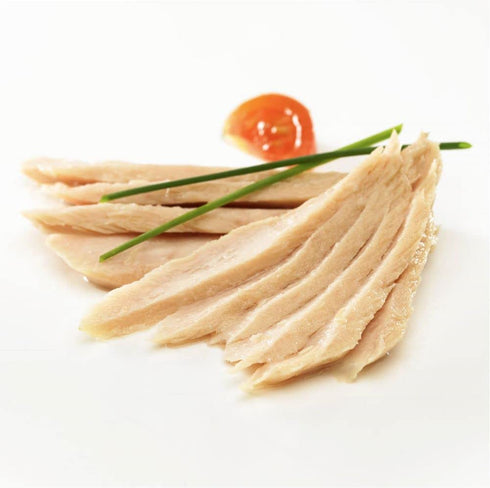 110g (3.88oz) La Narval. Light Tuna Belly Ventresca Fillets in Olive Oil.